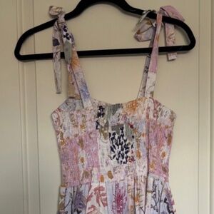 NWOT Z &L Patchwork Dream Cotton Mini Dress Cover-up S
